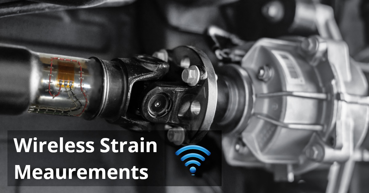 Wireless torque strain gauge installed on a rotating drive shaft