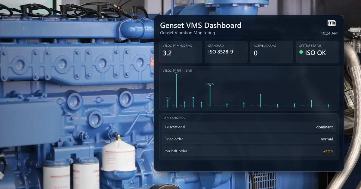 Genset Vibration Monitoring (VMS)